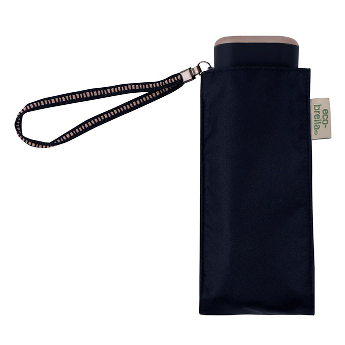 totes® ECO-BRELLA® Miniflat Thin Navy (5 Section) Extra Image 3